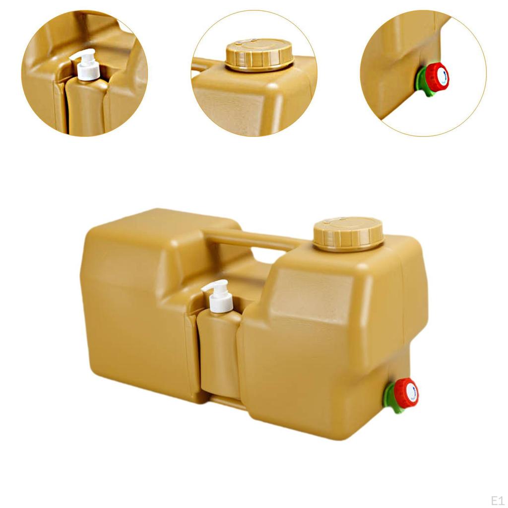 Кемпинговый контейнер для воды, практичный кувшин с краном для походов