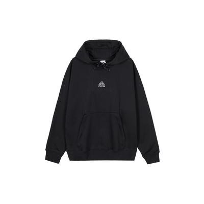 Nike Толстовка с капюшоном и принтом логотипа Therma-FIT, с длинным рукавом, унисекс, топы, черный цвет DH3088-013