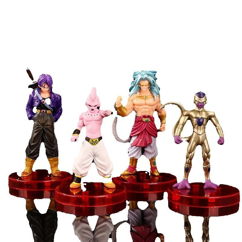 8 шт. Аниме Dragon Ball Super Saiyan Goku Vegeta Broly Buu Фигурка Действия Кукла Модель Игрушка Подарки
