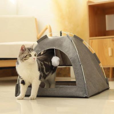 Зимняя палатка для кошек, кровать, теплые подушки, мебель, диван, корзина, кровати, раскладушка, палатки для котят, товары для кошек, товары для дома, аксессуары