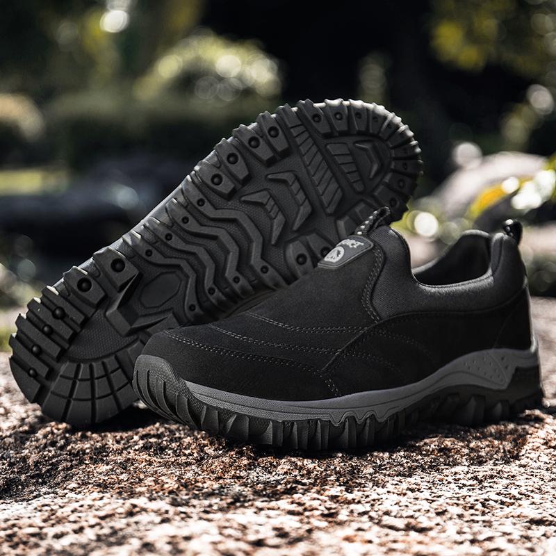 Мужская уличная обувь большого размера, замшевая кожаная обувь, мужская обувь для походов и треккинга
