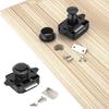 Brand New Button Catch Lock Latch Parts Push Button Replacement Accessories Zinc Alloy Cabinet Camper Caravan Door