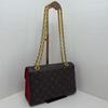 [Pre-Owned] Victoire Exquisite Fashion Classic Monogram Print Sliding Chain Shoulder Bag Canvas And Leather Crossbody Bag - Excellent #1DOKVK7