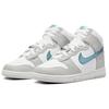 Nike Женские кроссовки Dunk High FLS White Summit-White Grey-Fog DR7855-100