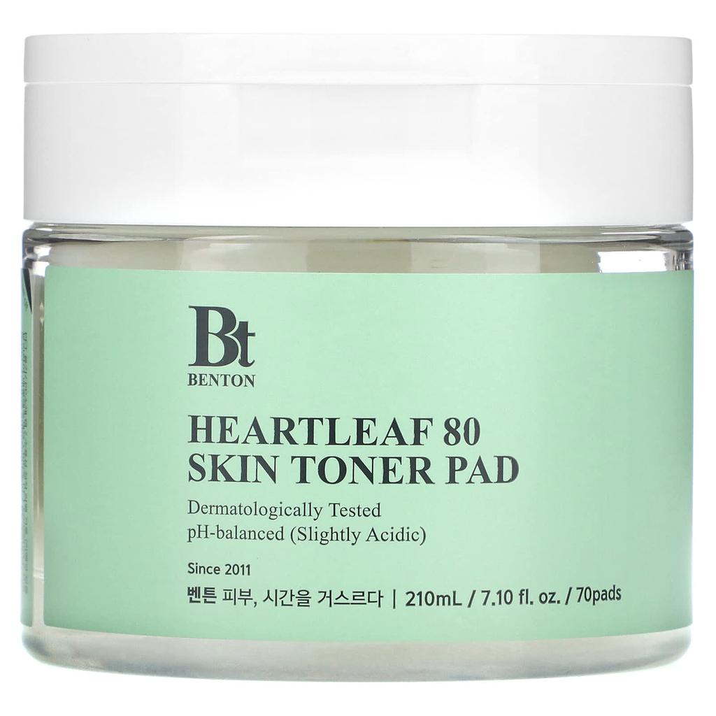 Heartleaf 80, Skin Toner Pads, 70 Sheets, 210Ml(7.1Fl Oz)