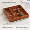Деревянный настольный ящик для хранения в японском стиле - Органайзер на девять ячеек для спальни, прихожей