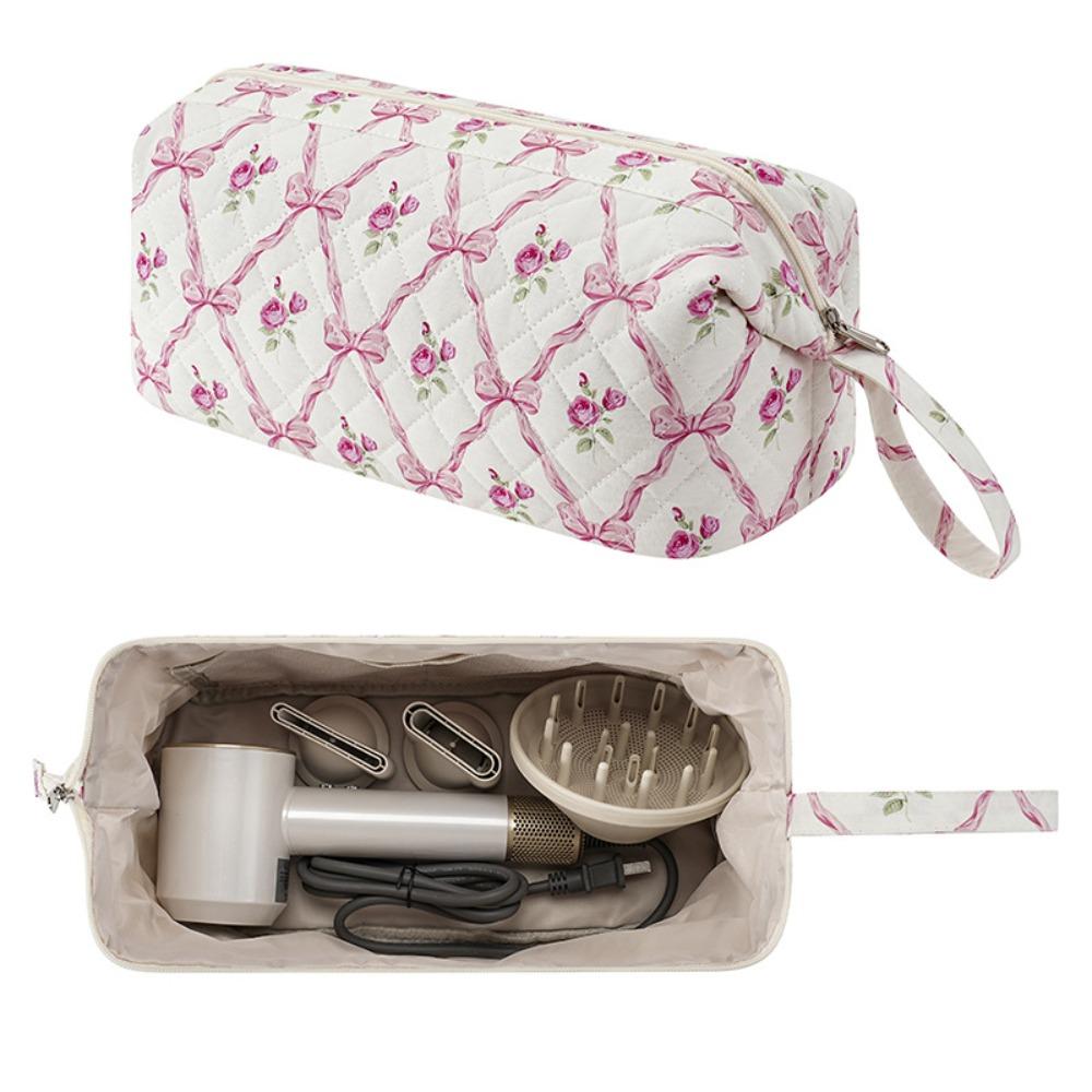 Полиэстер Хлопок Сумка для Хранения Фена Цветочный Принт Большая Вместимость Дорожная Сумка для Макияжа 9 Цветов Кейсы для Макияжа Женские Девочки