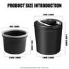 RBD4 1PC LED Portable Car Ashtray Cigarette Ash Hold Cup Holder for Skoda Rapid Superb Karop Roomster Kodiaq Fabia 1 2 Octavia Citigo