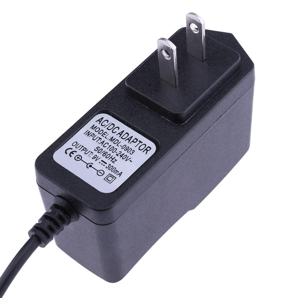 Горячий преобразователь-адаптер, сектор 9 В, 300 мА переменного тока в постоянный ток, 5,5*2,5 мм, центр отрицательный