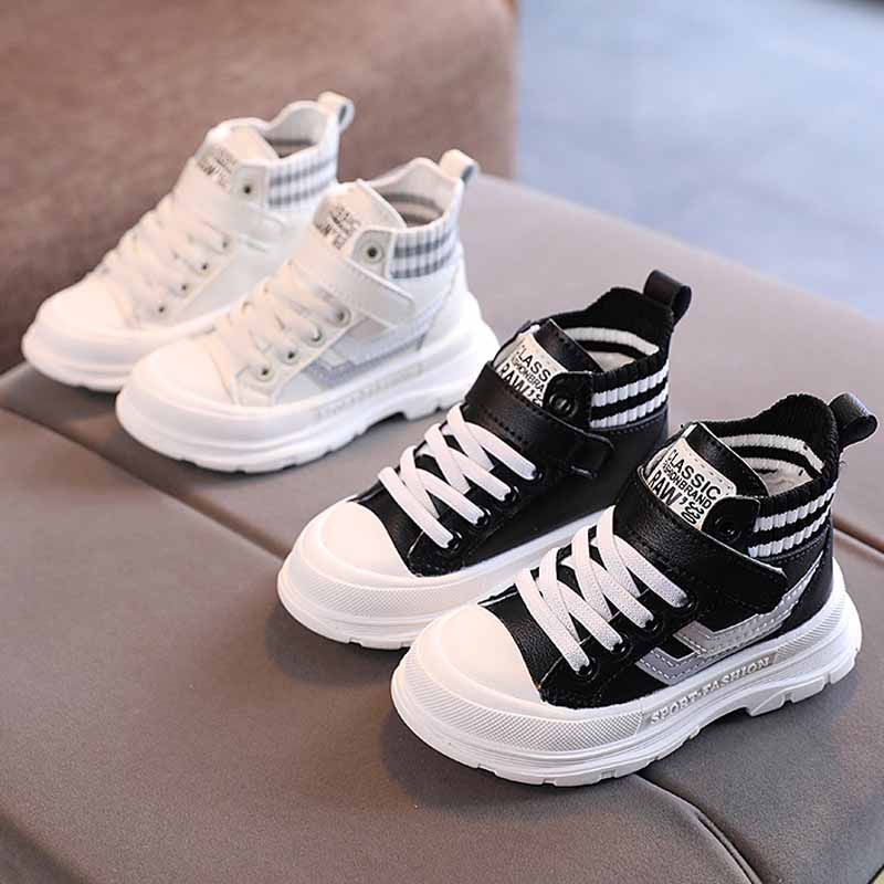 Детская обувь Детская обувь с плюшем и хлопком Походная обувь Зимние ботинки Martin Зимние ботинки