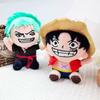 НОВЫЕ Аниме Фигурки One Piece Зоро Луффи Чоппер Плюшевые Игрушки Милые Мультяшные Плюшевые Куклы Подвески Детские Рождественские Подарки