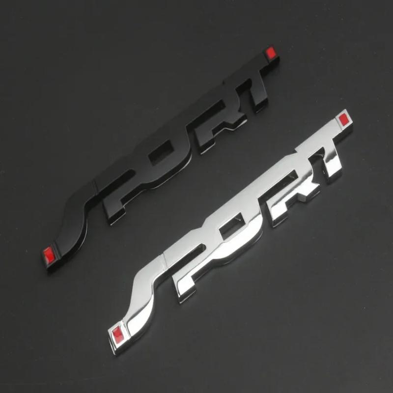Автомобильные аксессуары, наклейка, Стайлинг, металл, 3D хром, черный, авто, багажник, гоночный спорт, слово, буквенный логотип, эмблема, значок, наклейка, наклейка