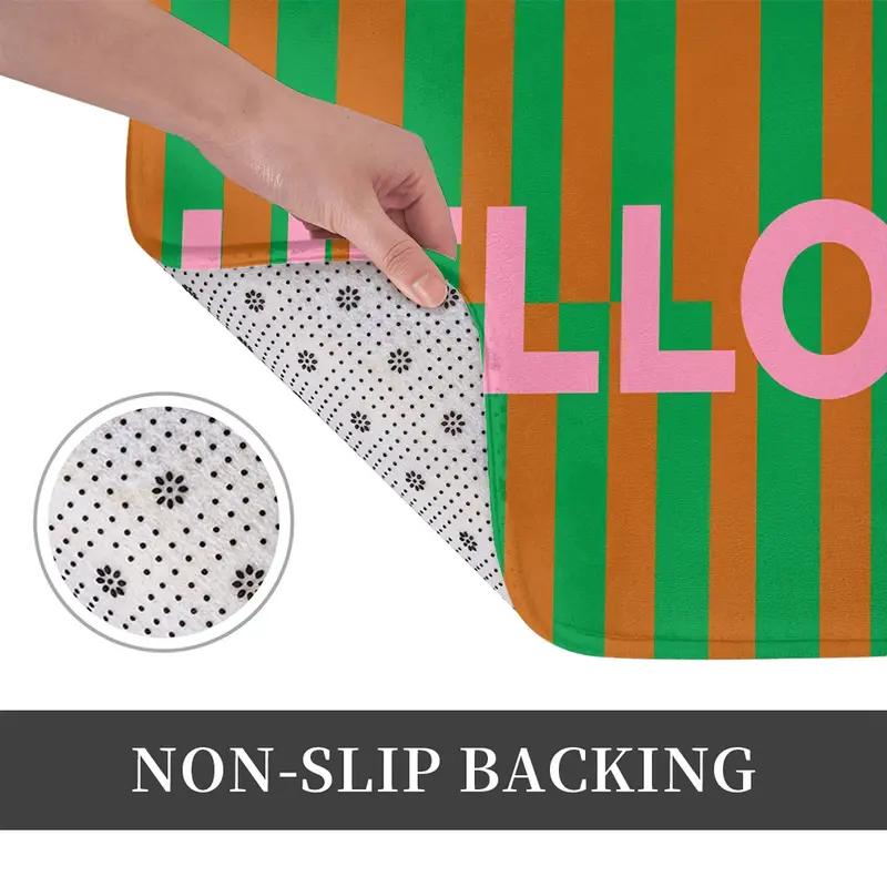 Simple Welcome Floor Mat Anti-Slip Soft Bathroom Floor Mat for Dining Room Bedroom Entrance Carpet Home Decoration