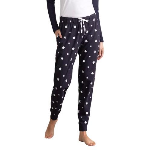 SF Women Womens/Ladies Stars Cuffed Pyjama Bottoms