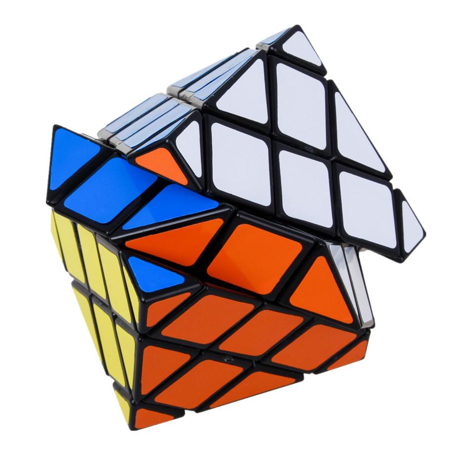 LanLan 8-осевой гексаэдр 6 граней Твисти 4 слоя Косой кубик Рубика Speed Puzzle Антистрессовые игрушки Для детей кубо махико Подарок