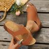 Fashion Women's Sandals Summer Roman-style Light Wedge Slippers Outdoor Leisure and Comfortable Medium-heeled Slippers Zapatos Mujer