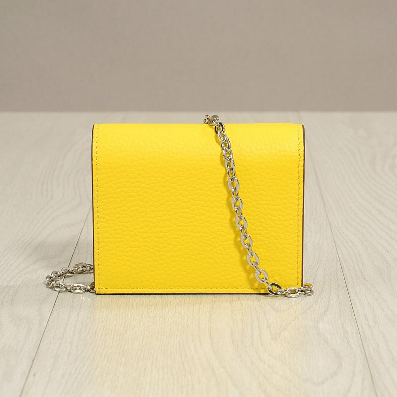 Маленькая женская сумка 2025 года, новая женская мини-сумка через плечо с цепочкой в виде свиного носа, мини-сумка для карт, кошелек Zero, маленькая женская модная сумка