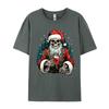 Skeleton Santa Dead Inside Santa Christmas Skull Funny T-Shirts Novelty Birthday Gifts Tees Tops Cotton Black T-Shirt