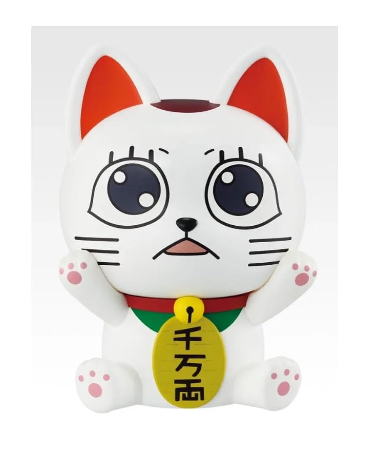 Продукт без бренда Ichiban Kuji Dandadan Музыкальная комната Танцы Приз C Турбо Бабушка Манеки-неко Виниловая фигурка-копилка Белый Красный Зеленый Золотой 13 см