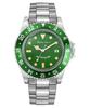 Mathy Vintage Stainless Steel Green Dial Quartz H900AV Men's Watch