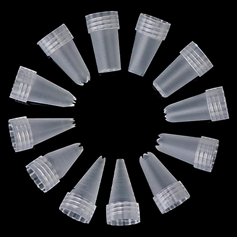 12Pcs/Set Plastic Icing Piping Cream Confectionery Nozzle Tips Cake Decor Tools