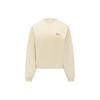 Minimalist Letter Print Casual Drop Shoulder Round Neck Sweatshirt Women Sweatshirt Off-White 23FRC306WGW2
