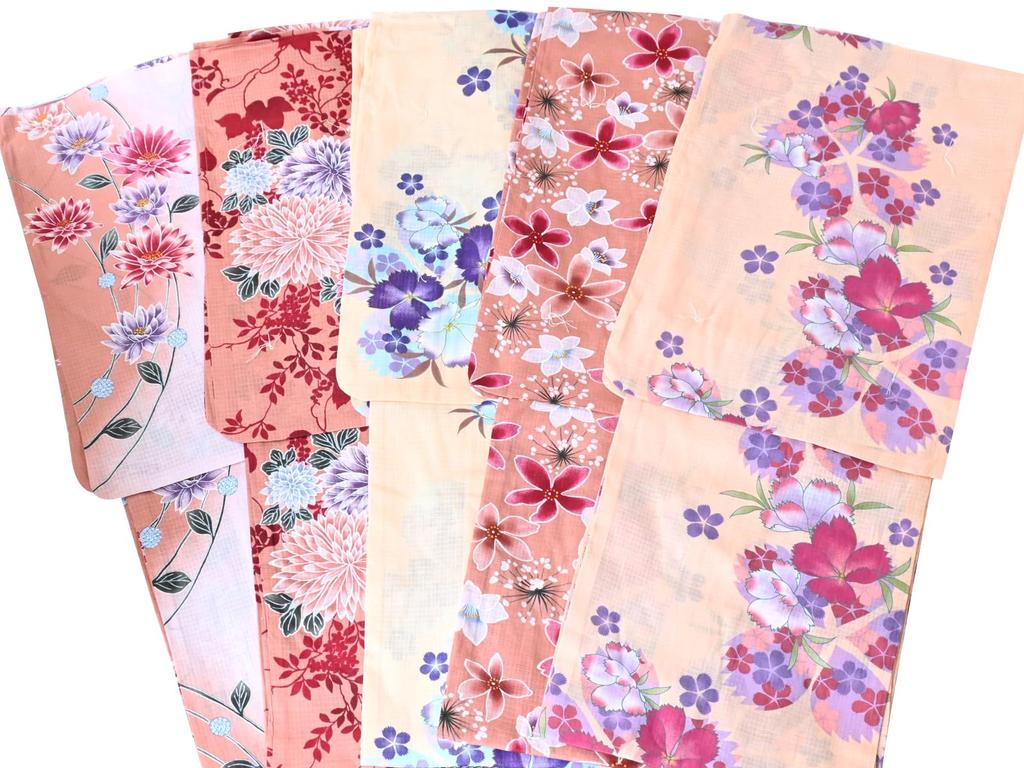 Оставьте образец, чтобы выбрать понравившийся вам, высокий, разный, простой в изготовлении комплект розовый [SAKIKU-EN] вы, цвет, качество, плетение, готовая юката, оби,