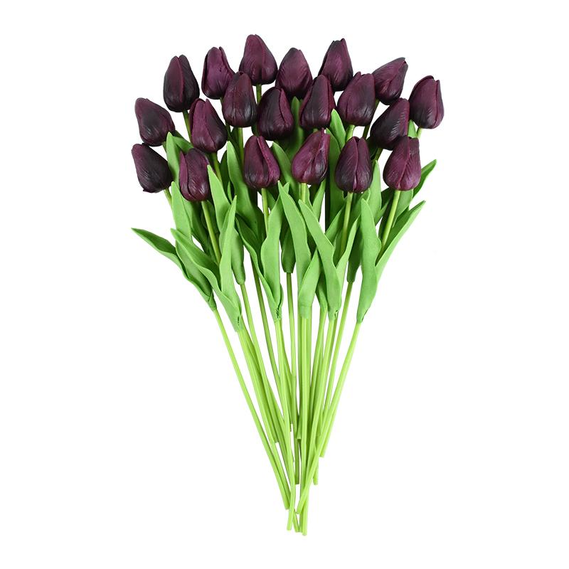 10 головок, роскошные искусственные тюльпаны, цветы, белый настоящий сенсорный букет, искусственный цветок из пены, свадебный дом, гостиная, рождественское украшение