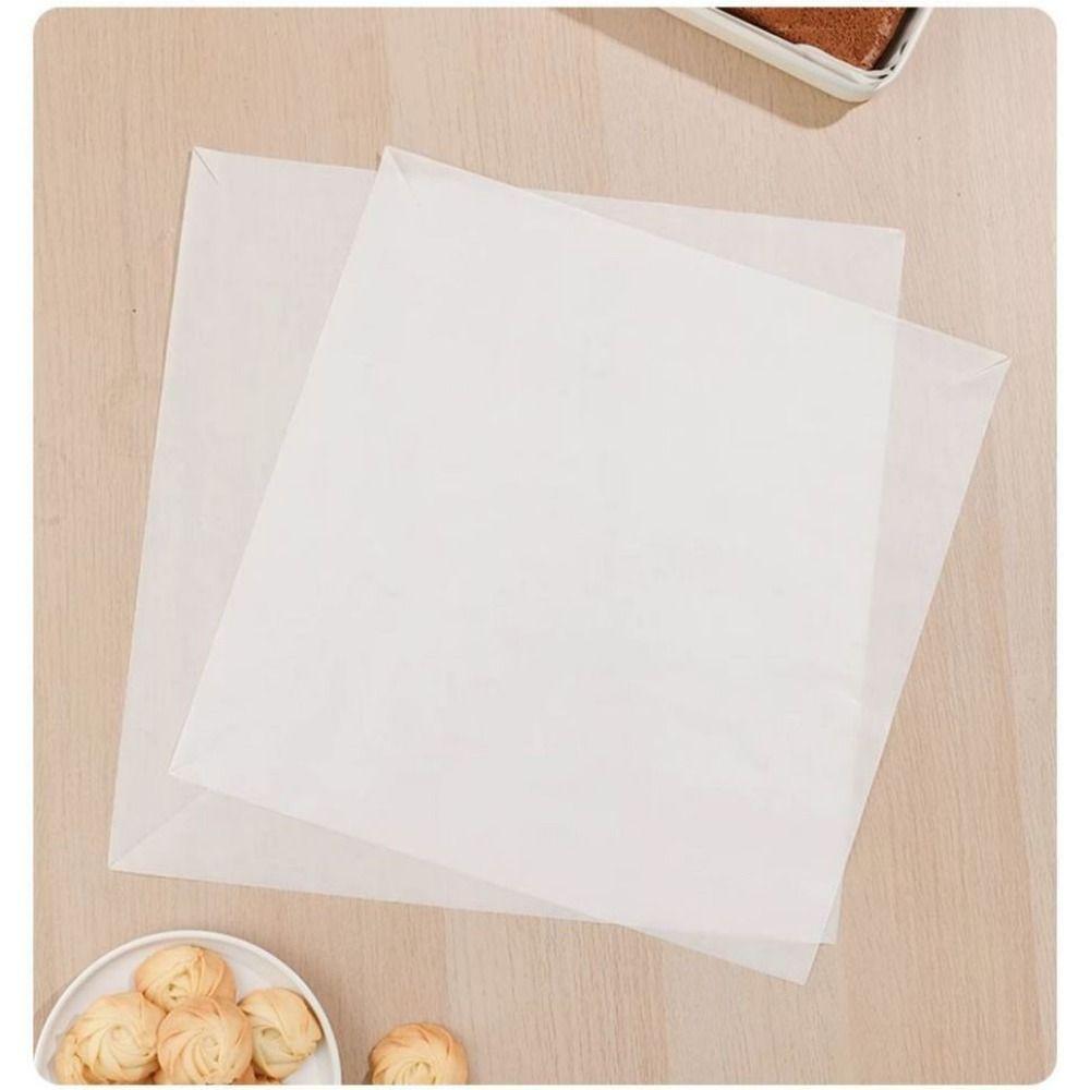 50Pcs Heat-resistant Non Stick Paper High-temperature Resistant Baking Oilcloth  Air Fryer