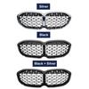 2 Piece High Quality ABS Front Diamond Kidney Grill Racing Grille Meteor Style for BMW 1 Series F40 -IN Replacement