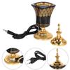 Incense Burner Ornament Decor Censer Holder Household Electric for Home Decorative Burners Retro Plug