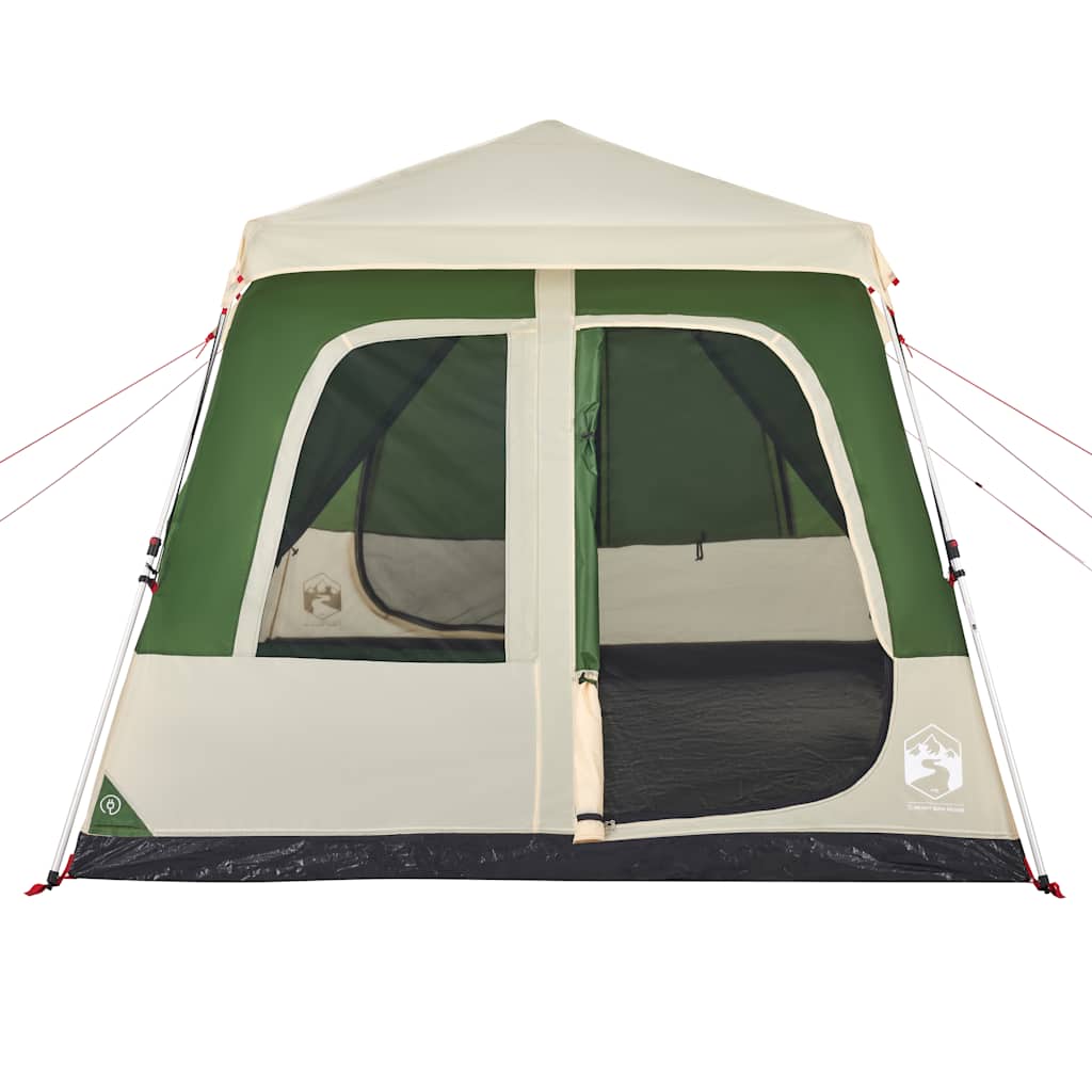 Dome Family Tent for 8 Persons Green Quick Release