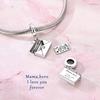 925 Sterling Silver Charms Bead Openable Letter Envelope Red Mailbox Pendant Fit Original Bracelet For Women DIY Jewelry Gift