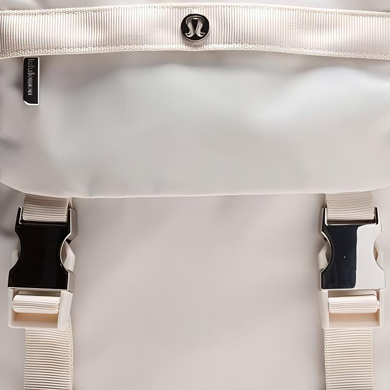Lululemon Wunderlust 14L Drawstring Buckle Closure Design Convenient Storage Nylon Mini Backpack Unisex Backpack Bone-Silver LU9B23S-BONE