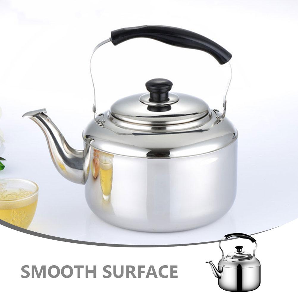 Чайник из нержавеющей стали для кемпинга, кофейник, бытовые принадлежности для чайника, ситечко, свисток, офис