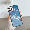 Чехол для телефона с изображением Красноголового журавля для iPhone 17 Air 13 12 14 15 16 Чехол для Apple Pro Max Plus Coque
