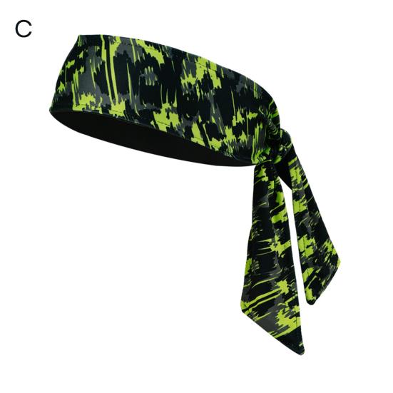 Спортивная повязка на голову для мужчин и женщин, впитывающая пот и дышащая, для тренировок, с широким краем, мягкая, с принтом, повязка от пота для йоги, бега, велоспорта