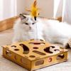 With 2 Balls Cat Maze Toys Multi Hole Cat Track Toy Interactive Cat Toy  Cat Toys