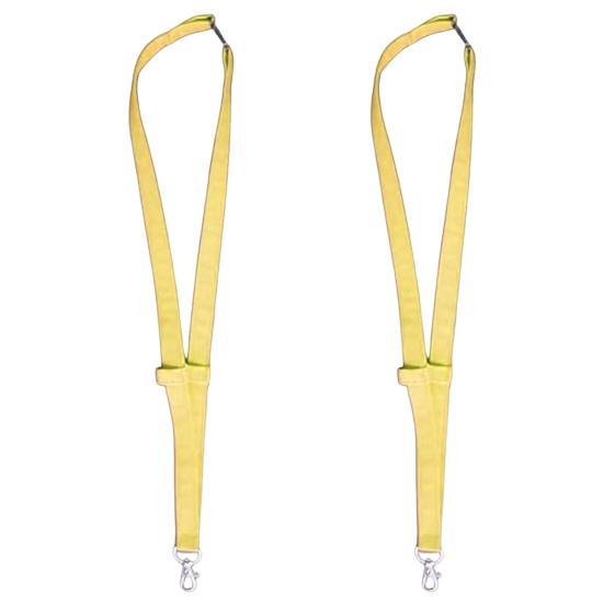 2Pcs Plain Fabric Pen Lanyards with Pen Glasses Holder Anti-Loss Student ID Badge Lanyard Practical Work Lanyard for Doctors Nurses Teachers