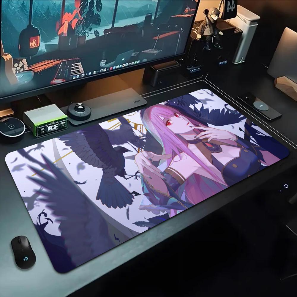 calliope mori Mouse Pad 500X1000 mm Large Gaming Mousepad Gamer XL Rubber Otaku Keyboard Pad Laptop Desk Mat