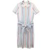 Jane Marple Dans Le Salon Made In Japan Stripe Short Sleeve Shirt Dress M Women Used