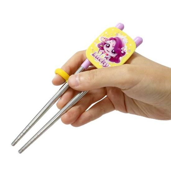 Leburn Domestic Mysterious Catch Nipping Lucky Ping All-in-one Correction Chopsticks Set, a Popular Character In Korea