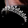 2023 Женщины Девушки Серебряный Цвет Корона Головной Убор Корейская Тиара
