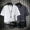 Men's 2024 Short Sleeve Loose Crew Neck T-shirt - Hong Kong Style Summer Trend
