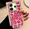 Pink Leopard Print Women Girls Phone Case for Xiaomi Redmi Note 14 13 12 11 11S 10 9 8 Pro 9C 13C 14C 9S A3 A4 A3X A1 A2 Cover