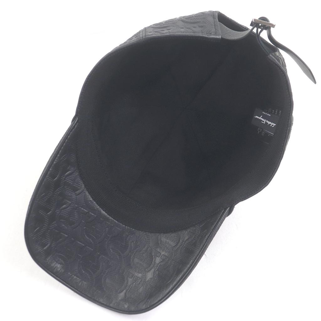 Excellent Salvatore Ferragamo Gancini all-over print baseball cap Used