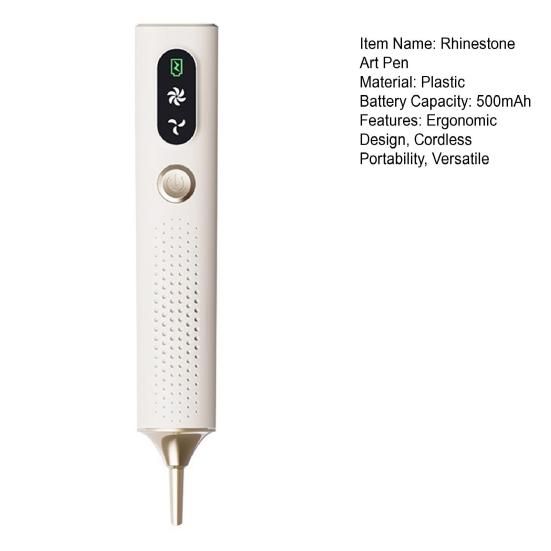 Ручка для рисования стразами Беспроводная электрическая ручка для рисования стразами Не требует воска Эргономичный комфорт Набор инструментов для нейл-арта со стразами