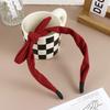 Velvet Bow Headwear Hair Accessories Bow Hair Hoop Bow Hair Band Korean Headbands Head Hoop