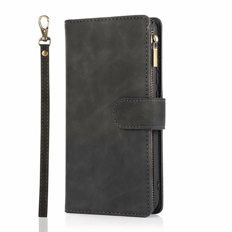 Высококачественный чехол-книжка из искусственной кожи для телефона с держателем кредитной карты для iPhone Samsung Galaxy Xiaomi Huawei