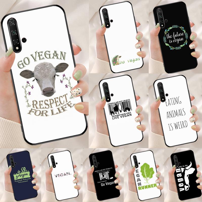 GO VEGAN Для Huawei Nova Y90 Y70 Y60 Y61 Y91 Y72 9 10 SE 12i 12s 11i 5T P60 Pro P20 P30 P40 Lite Чехол